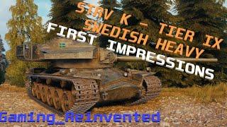 Strv K - First Impressions! Tier 9 Swedish Premium - World of Tanks