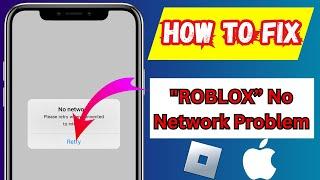 How To Fix "ROBLOX" Network Connection Error (iOS)#roblox