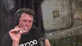 Elon Musk smokes phantom cigar