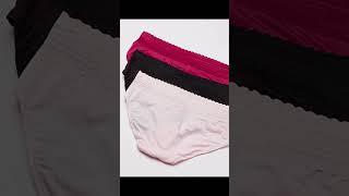 Warner's womens Blissful Benefits No Muffin Top 3 Pack Hipster Panties | #shorts #youtubeshorts