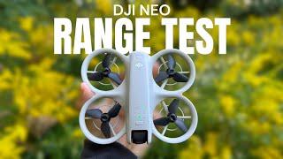 DJI Neo Range Test