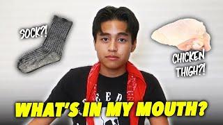 WHAT'S IN MY MOUTH CHALLENGE PRANK (Ghost Pepper!!) | Sam Shoaf