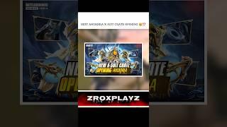 Best X Suit Crate Opening ⁉️ || Pubg 3.8 #bgmi #pubgmobile #zroxplayz #shorts