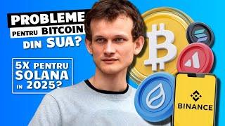 PROBLEME PENTRU BITCOIN DIN SUA ? Sui ameninta Solana si Binance anunta un nou proiect ?