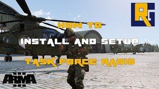 How to Install and Setup Task Force Radio