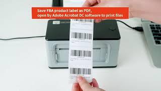 MUNBYN How to print Amazon FBA, ASIN, Shipment labels?MUNBYN RealWriter 941