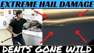 Extreme hail damage removal | PDR Dents Gone Wild