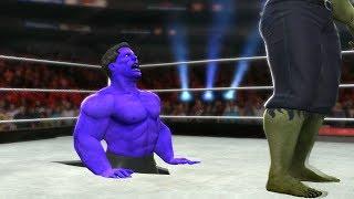 HULK VS BLUE HULK - I Quit Match