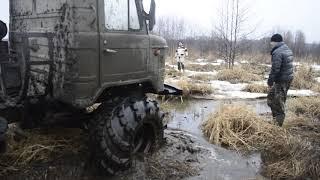 GAZ-66 on Arched Tires. made in Russia