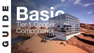 100% EFFICIENT Early Game Tier-1 Copper Factory [SATISFACTORY GUIDE]