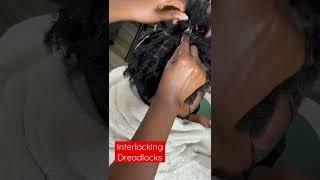 Interlocking dreadlock #interlocks #dreadlocks