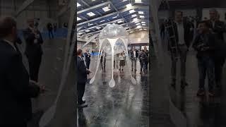 Bionic jellyfish movement in hannover messe #love #technology