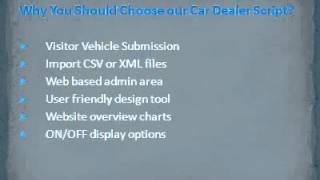 Car Dealer Script