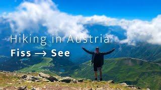 Hiking alone in the Austrian Alps // Serfaus Fiss Ladis - Ascher Hütte