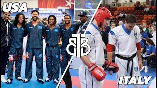 USA V's Italy WAKO Kickboxing World Team Finals Point Fighting 2023