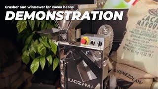 Crusher and winnower for cocoa beans | KADZAMA