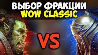 Какую ФРАКЦИЮ выбрать в WoW Classic?