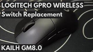 Logitech G Pro  Wireless switch replacement.