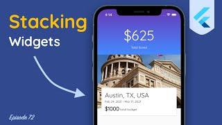 (Ep 72) Using Flutter Stack - Home Page Refactor Pt 2