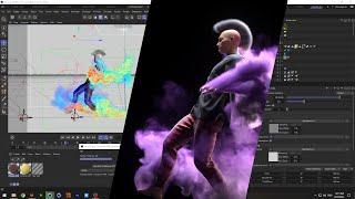 Cinema 4d Turbulence FD tutorial, Marvelous Designer, Octane Render