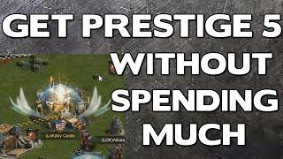 HOW TO GET CASTLE 30 PRESTIGE 5 WITHOUT SPENDING MUCH (CLASH OF KINGS TIPS AND TRICKS)