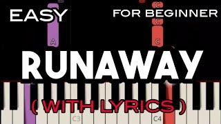 RUNAWAY ( LYRICS ) - THE CORRS | SLOW & EASY PIANO