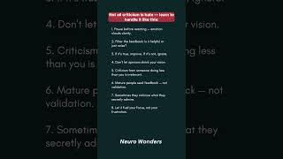 8 Smart Ways to Handle Criticism Without Losing Your Cool