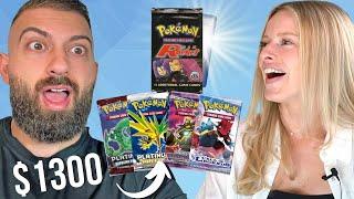 PokeRev Pack Battle In The PokeCave! $1300 Vintage Pack Opening!