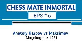Anatoly Karpov vs Maksimov // Magnitogorsk 1961