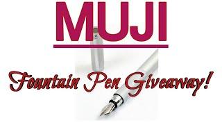 Muji Fountain Pen Giveaway - 1000 Subs Contest