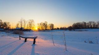 Рассвет на Бейшлоте TimeLapse Восход солнца