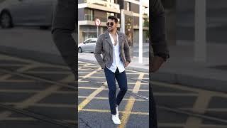 32 outfits ideas with white sneakers | white sneaker outfit ideas for men #menfashion #casualoutfits