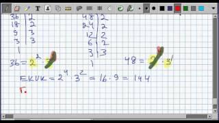 Eng Kichik Umumiy Karralini topish. Matematika 6-sinf. 6-dars