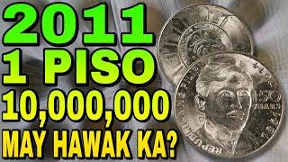 2011 1 PISO JOSE RIZAL COMMEMORATIVE COIN | FEATURES + OBVERSE + REVERSE + PRICE UPDATE | KAALAMAN