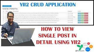 How to View Single Post from the Database using PHP Yii2 Framework Part-5