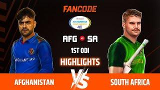 Afghanistan vs South Africa | Afghanistan and South Africa In UAE | 2024 | Highlights