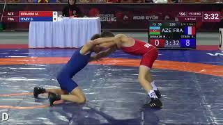 1/4 FS - 38 kg: MUSAYEV IBRA (AZE) v. S. ITAEV (FRA)