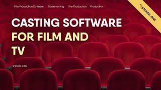 Casting Software For Film, Video & TV Production Studios
