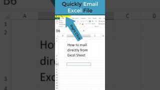 Mail directly from excel  #shorts