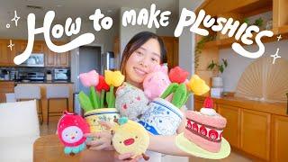 How to Make Plushies  start to finish designing & manufacturing