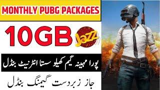 jazz monthly pubg packages|jazz pubg offer|jazz 10gb pubg pkg 30 din ka