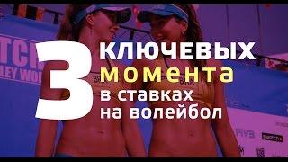 СТАВКИ НА СПОРТ | 3 ключевых момента в ставках на волейбол