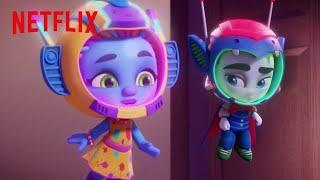 The Super Monsters Try to Catch A Dinosaur  | Super Monsters | Netflix Jr