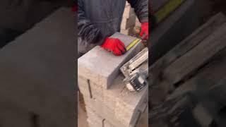 Bricklaying - How we cut blocks & build internals with profiles 