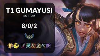 T1 Gumayusi Zeri vs Draven BOTTOM - KR CHALLENGER Patch 14.5