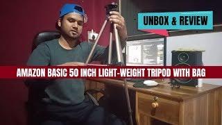 Review || 50 Inch Light Weight Tripod For Mobile & DSLR || Techie Raj