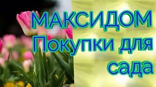 МАКСИДОМ.Покупки для сада.Прибор для измерения кислотности и влажности почвы.