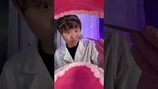 Dentist finds wax candy?! #asmr