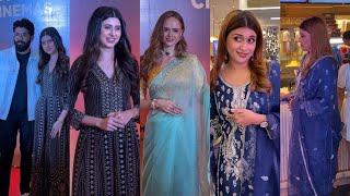 Bigg Boss marathi mannara chopra Ankita Prabhu Walawalkar At paani Movie Screening in Mumbai