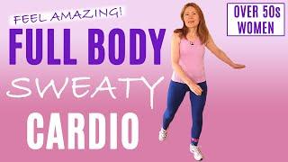 FULL BODY LOW IMPACT SWEATY CARDIO WORKOUT FOR WOMEN OVER 50 | FEEL AMAZING | Lively Ladies